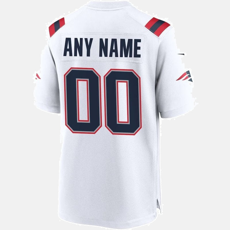 Patriots - Custom NFL Game Jersey - White