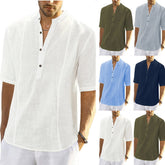 Mangas de Camisa de Lino para Hombre.