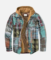 Alex | Chaqueta patchwork de cuadros