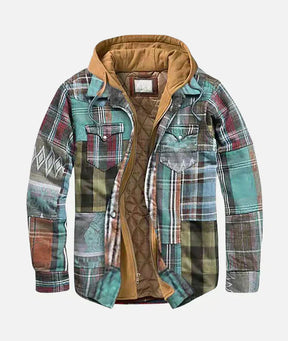 Alex | Chaqueta patchwork de cuadros