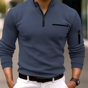 Gusteous | Camisa de manga larga con cremallera