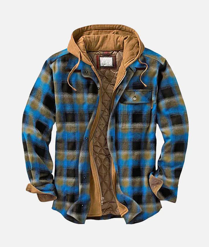 Alex | Chaqueta patchwork de cuadros