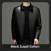 Chaqueta de cuero clásica para hombre – Estilo y elegancia duradera
