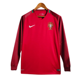 Portugal Retro 2016 Home Jersey - Long Sleeve