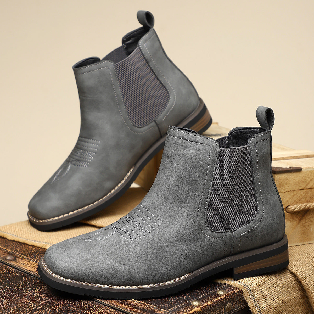Henrik - Botas clásicas de piel para hombre