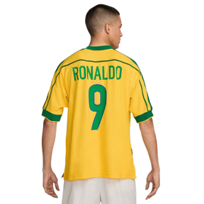 Brazil 1998/99 Retro Jersey - RONALDO #9