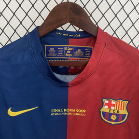 Barcelona Retro UEFA Champions League Home Jersey 2008/2009 - Long Sleeve