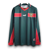 Morocco Retro 1998 Away Green Jersey - Long Sleeve