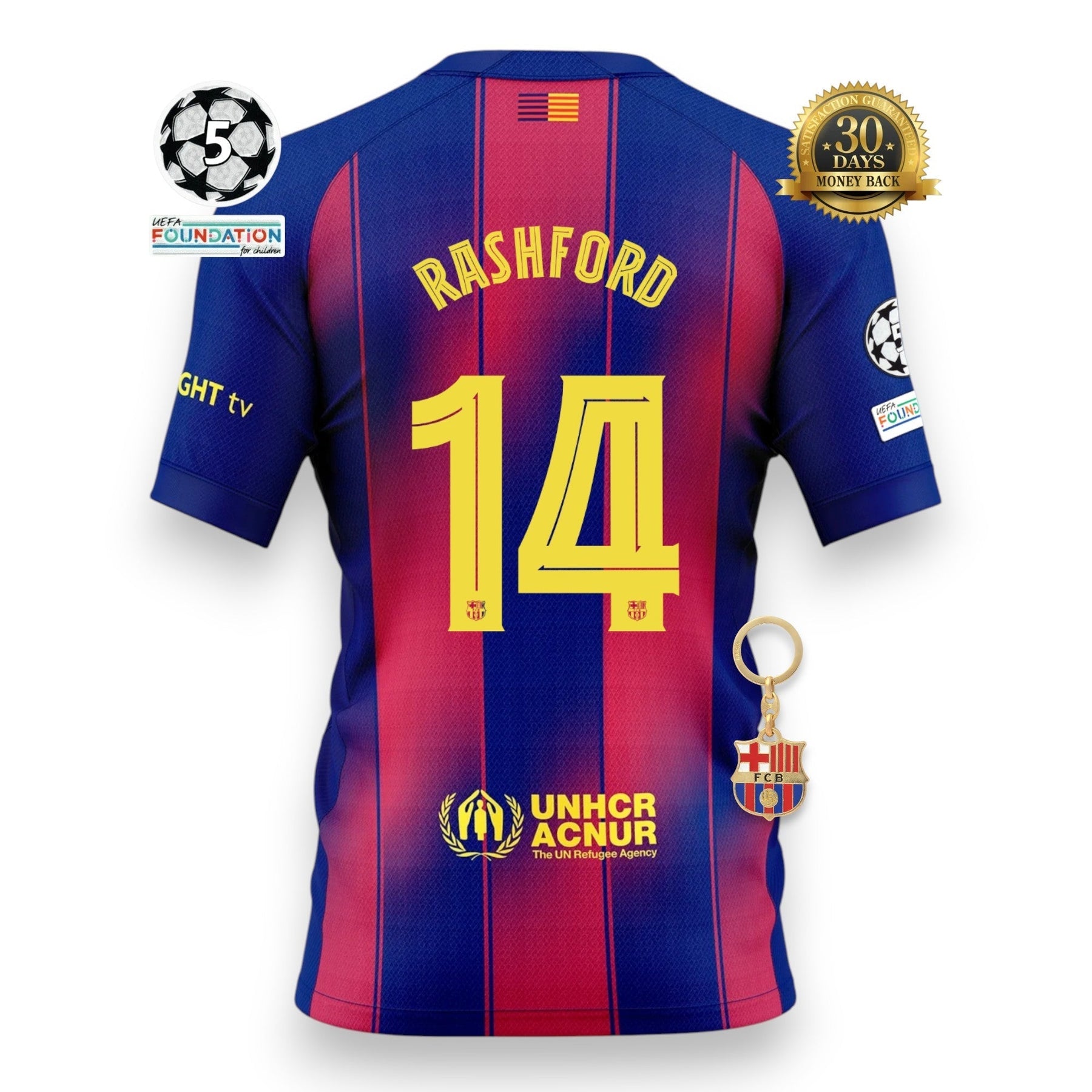 Barcelona Home Jersey 2025/26 - RASHFORD #14