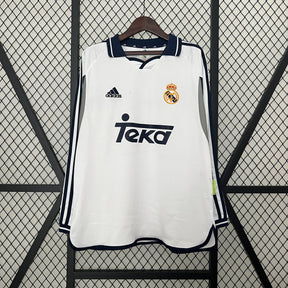 Real Madrid Retro Home Jersey 2000/2001 - Long Sleeve