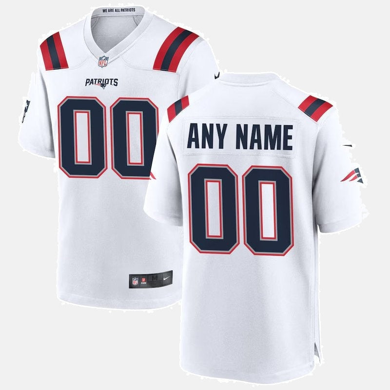 Patriots - Custom NFL Game Jersey - White