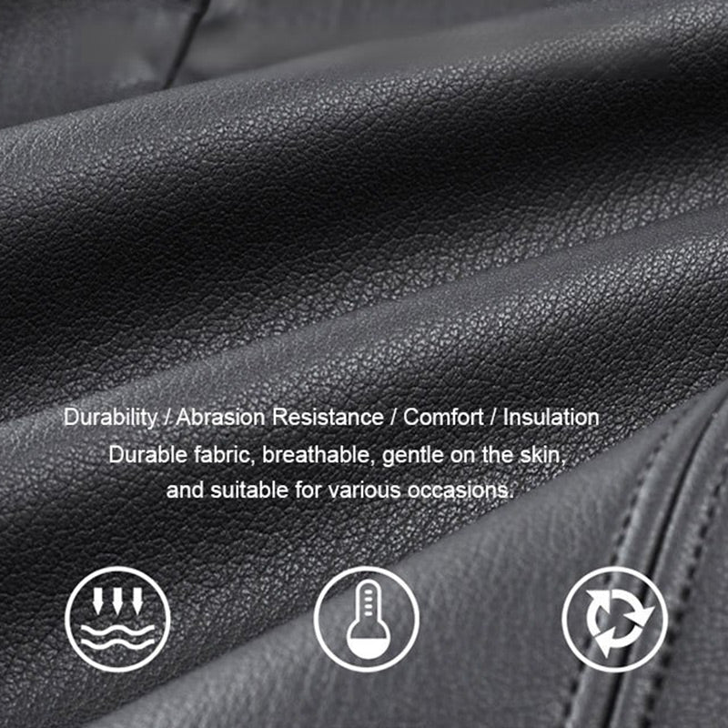 Chaqueta de cuero clásica para hombre – Estilo y elegancia duradera