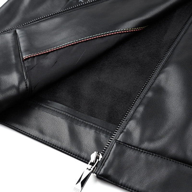 Chaqueta de cuero clásica para hombre – Estilo y elegancia duradera