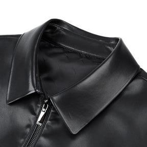 Chaqueta de cuero clásica para hombre – Estilo y elegancia duradera