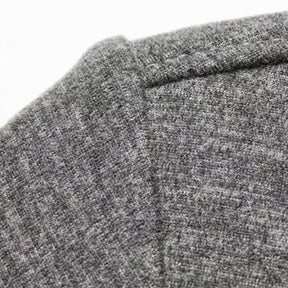 Camiseta de Manga Larga de Color Sólido para Hombre con Cuello en V