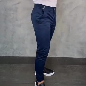 Pantalones elásticos ajustados para hombre – Comodidad y estilo