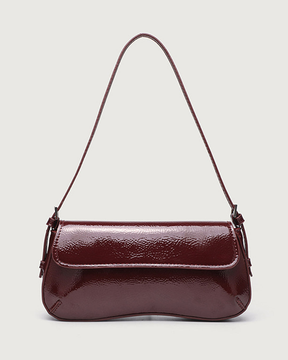 Bolso femenino de cuero PU color rojo